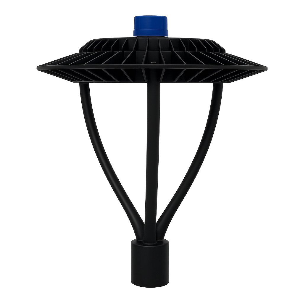 Punta de Poste LED PHILCO Switchable Con Fotocelda 100-120-150W / 3000-4000-5700K Negro 57492