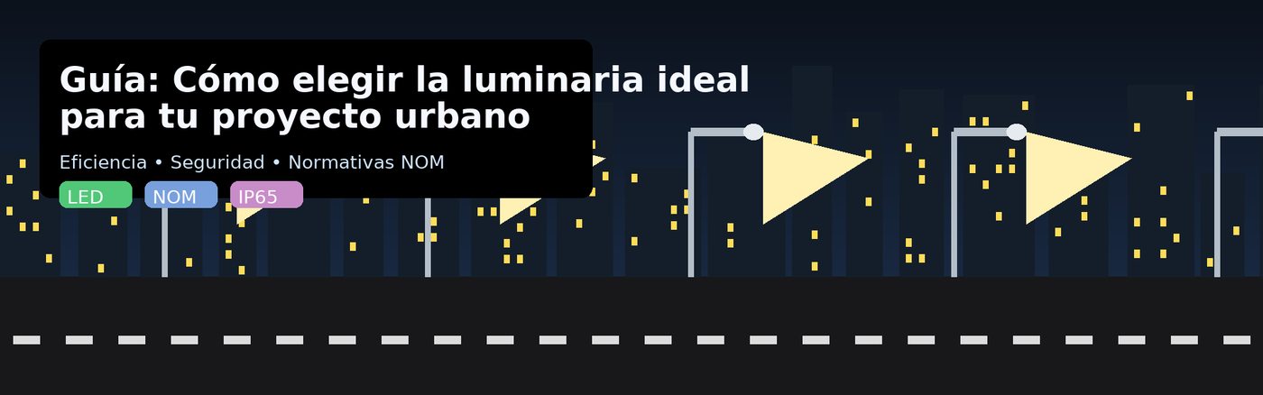 Guía Completa: Cómo Elegir la Luminaria Ideal para tu Proyecto Urbano