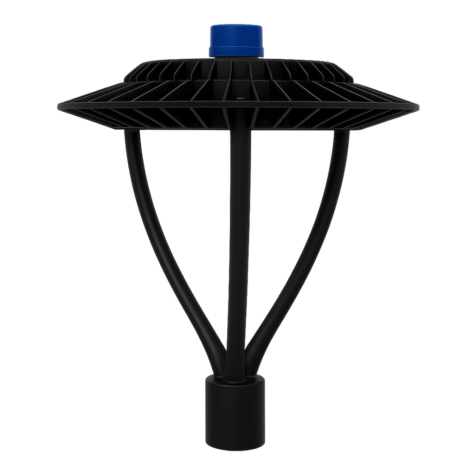 Punta de Poste LED PHILCO Switchable Con Fotocelda 100-120-150W / 3000-4000-5700K Negro 57492