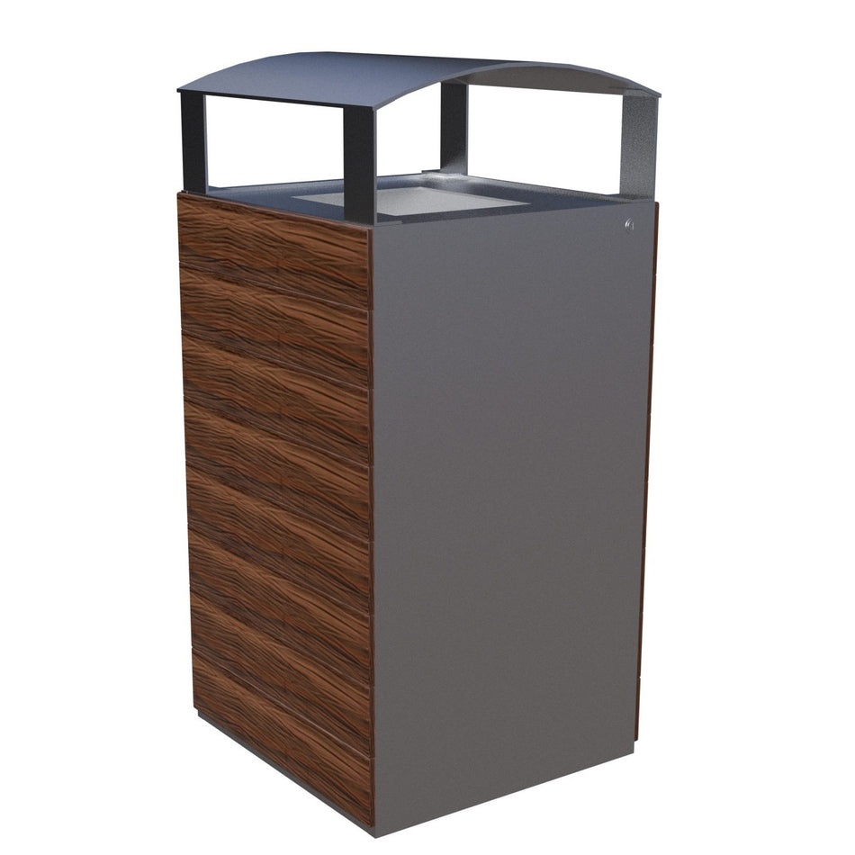 Bote de Basura Andros Ecos JIMBAS-18 Metálico con Plastimadera