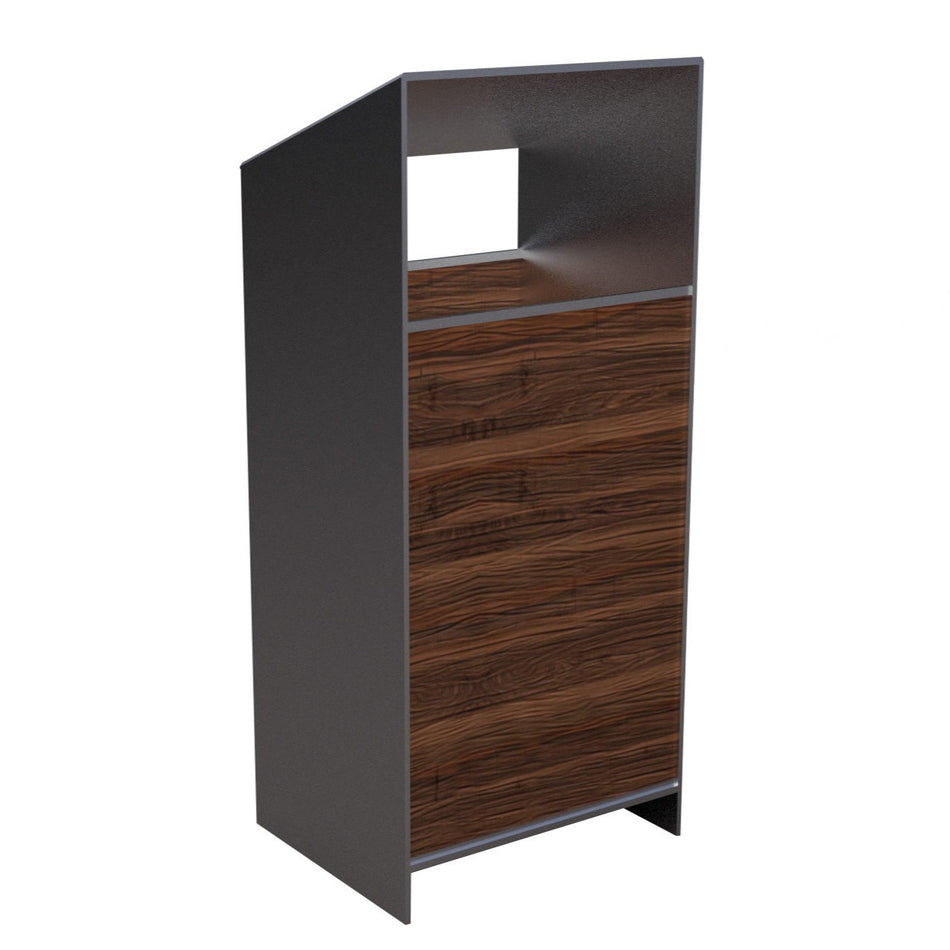 Bote de Basura Carpatos JIMBAS-21 Metálico con Plastimadera