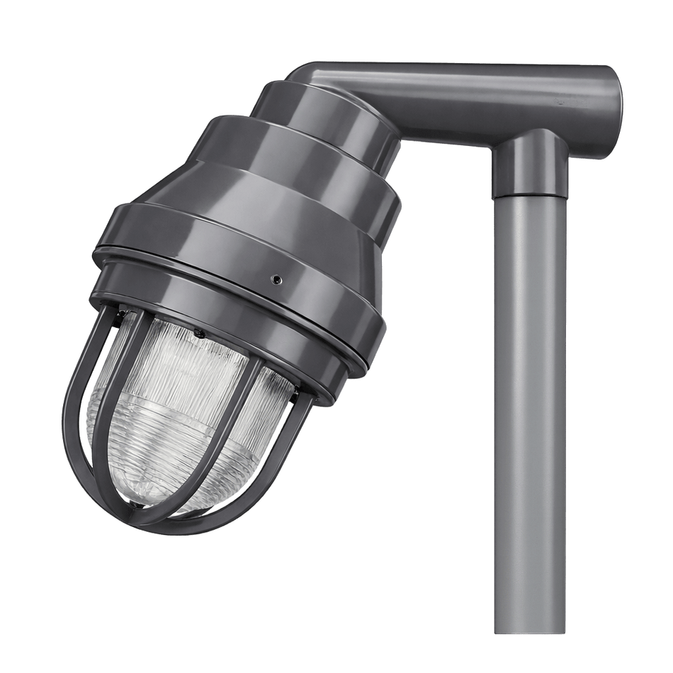 Portalámparas Industrial a Prueba de Explosión Entrada Conduit 31.8 mm Montaje a Poste 25° Serie LE-PC RAWELT 27.26.4636.PC