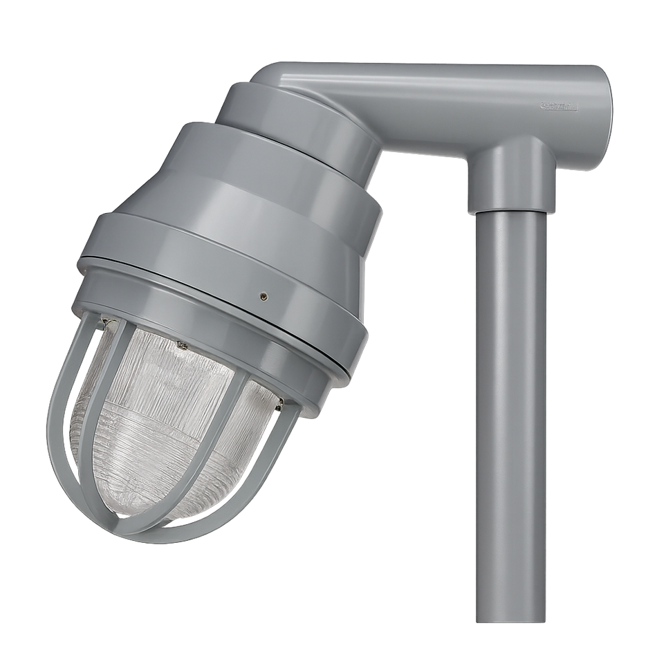 Portalámparas Industrial a Prueba de Explosión Conduit 31.8 mm Montaje a Poste 25° Serie LE RAWELT 27.19.3745