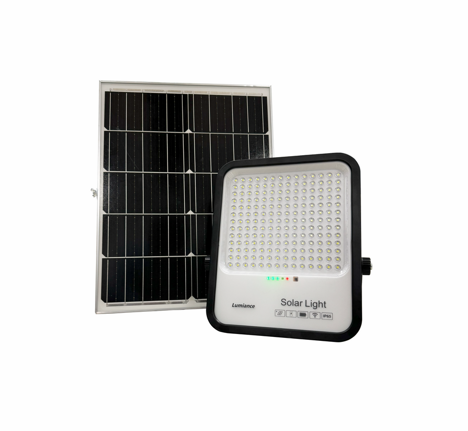 Luminaria Solar LED 400W 4320lm 6500K IP65 IK08 Control Remoto LED SOLAR JETA Lumiance P40114L