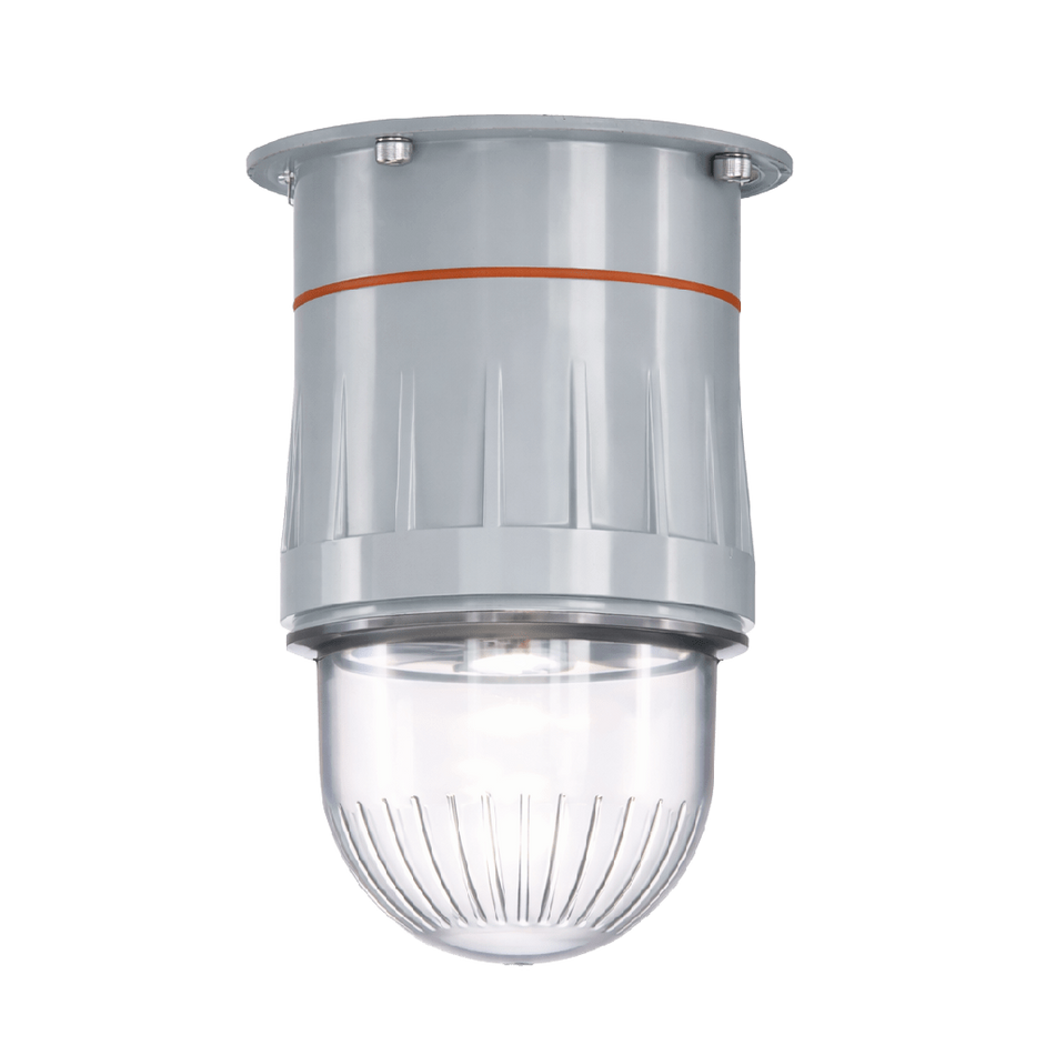 Luminaria Industrial LED a Prueba de Intemperie 16W 1000lm 6500K Montaje a Techo con Vaso de Policarbonato Serie V100-LED-RT RAWELT 27.52.4128